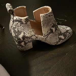 Steve Madden snake booties